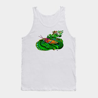 Grasshopper Decorative Art by Author Tank Top